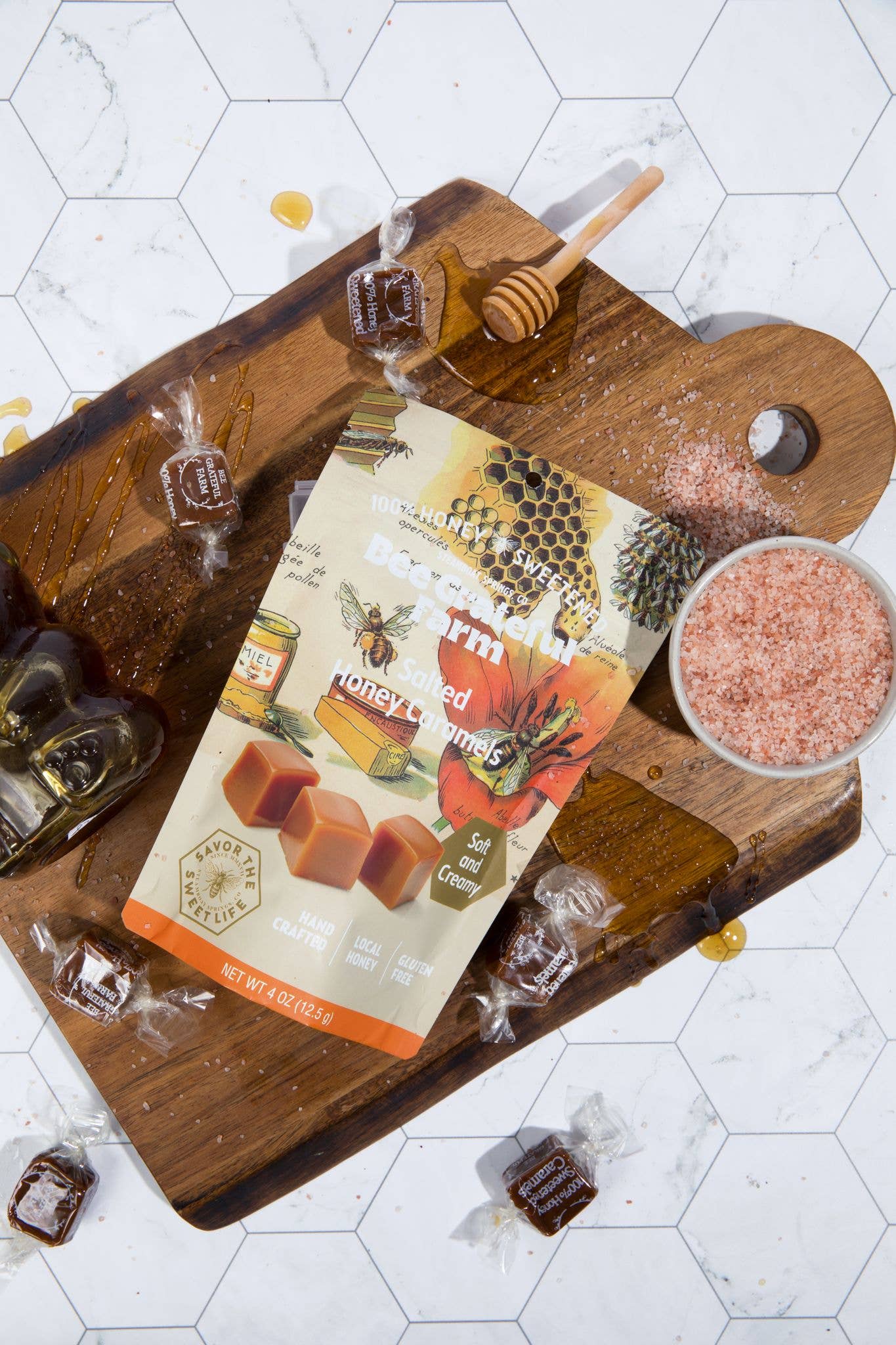 100% Honey Sweetened Salted Honey Caramel