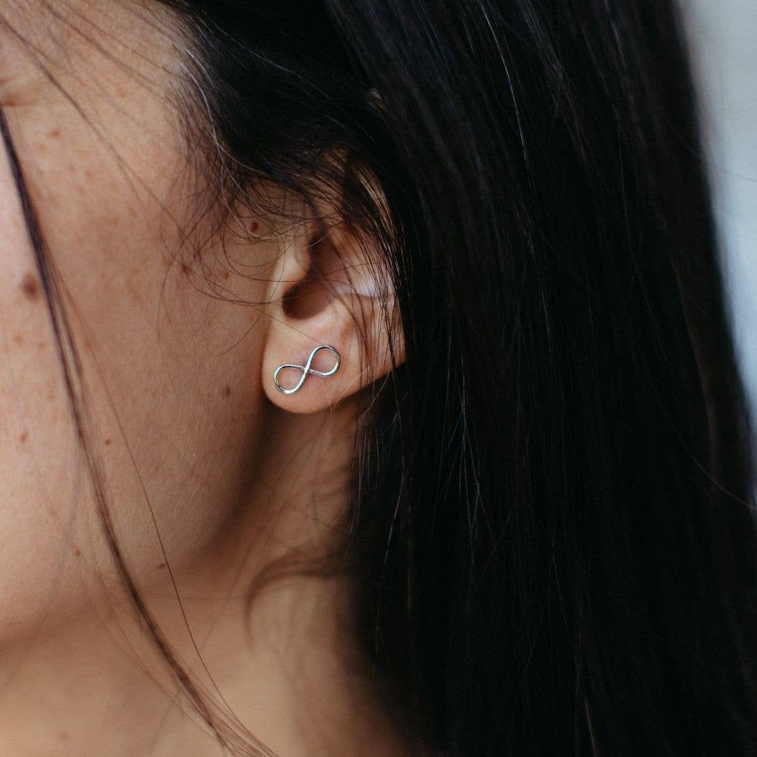 Infinity Stud Earrings