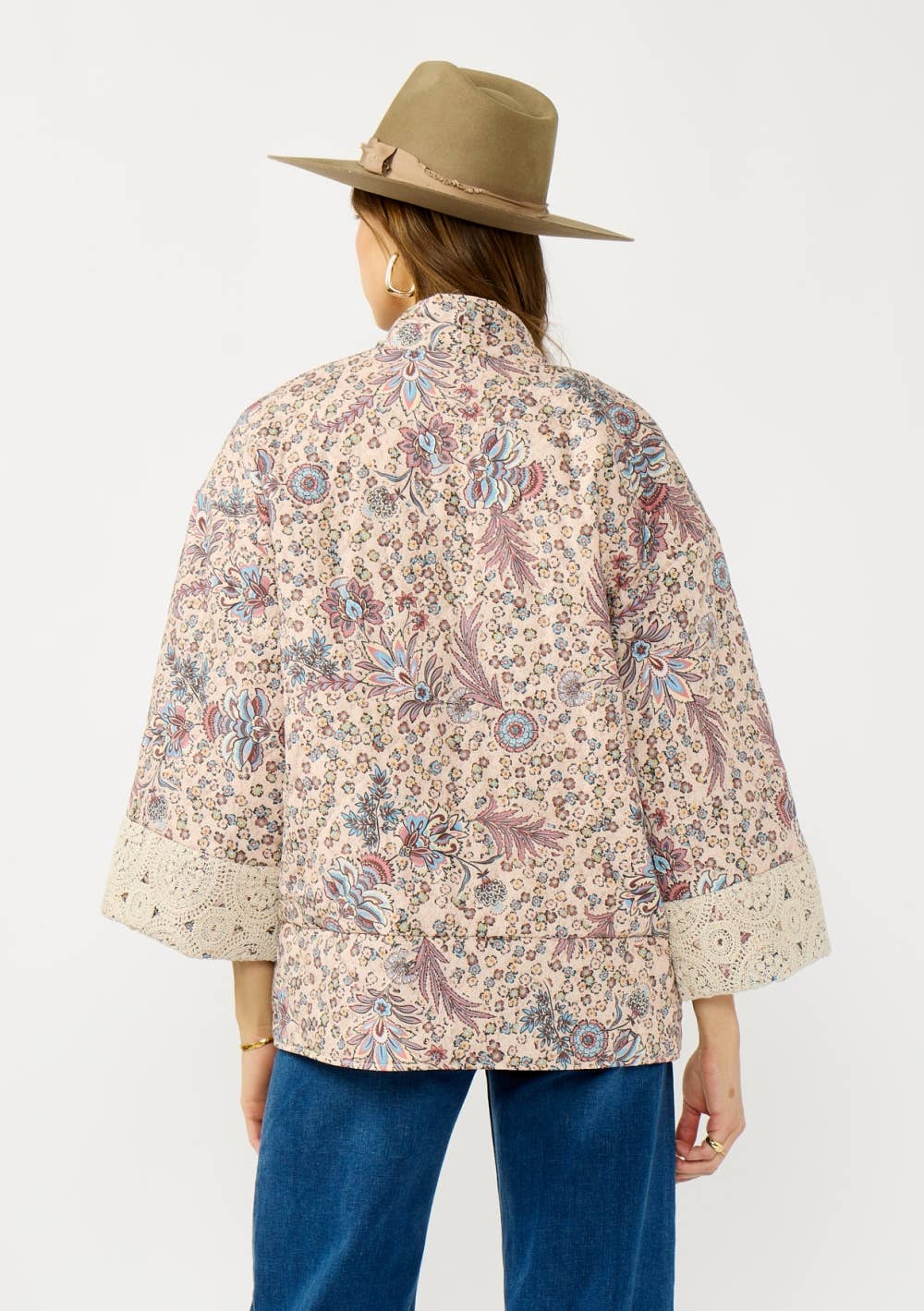 Reversible Floral Quilted Jacket
