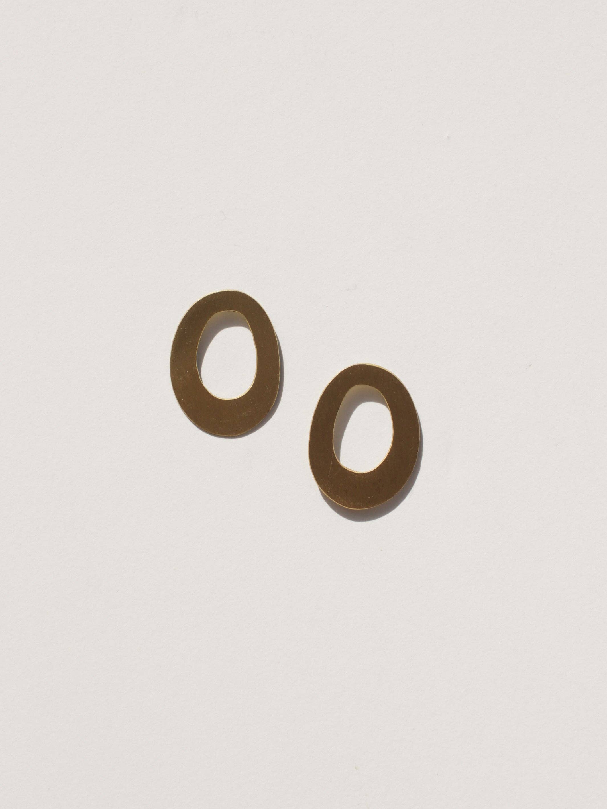 Oblong Form Earrings