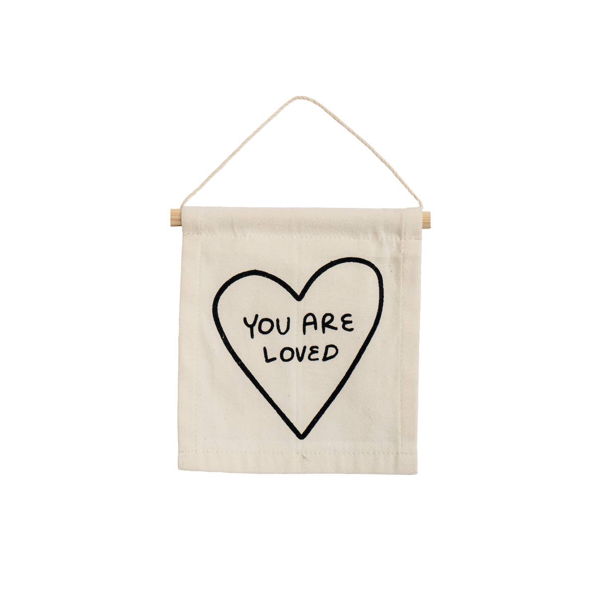 You Are Loved Canvas Hang Sign