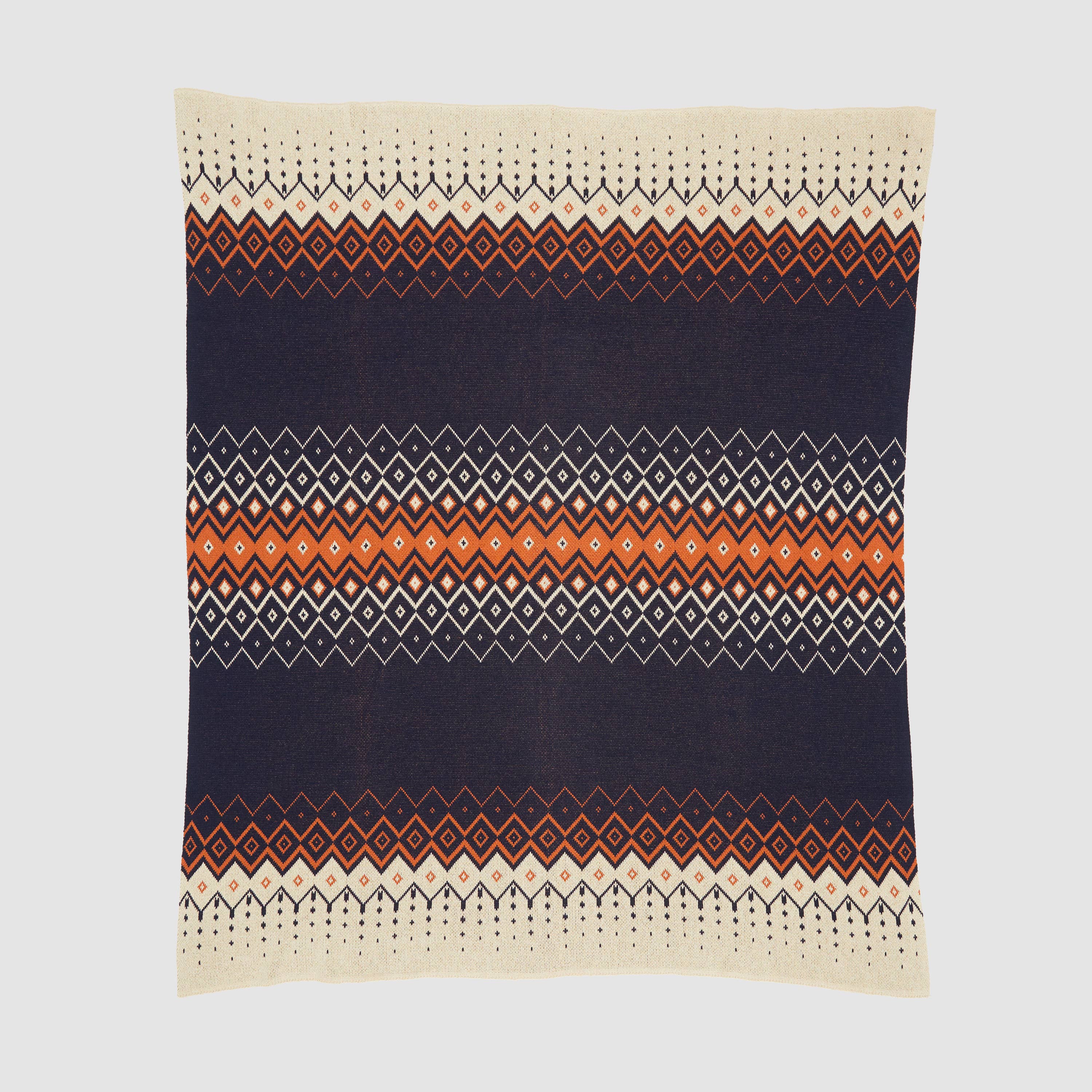 Vintage Icelandic Throw Blanket