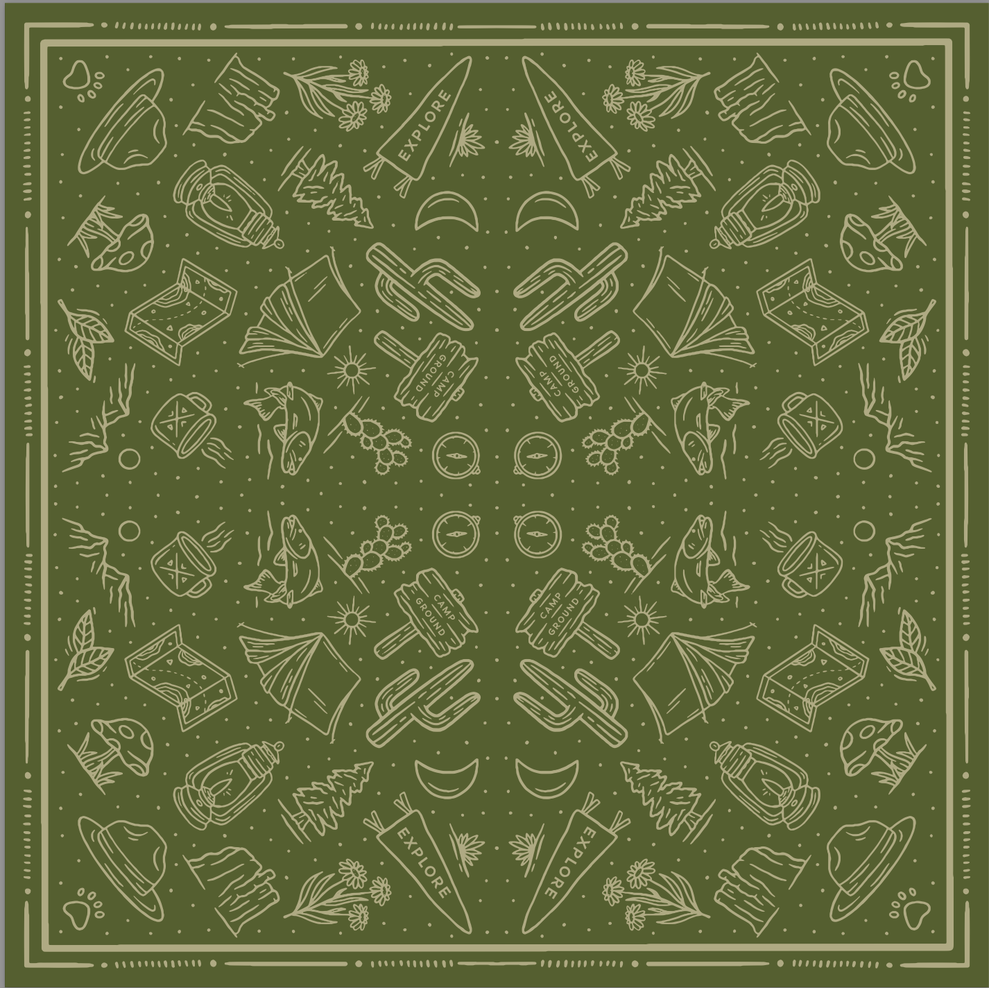 The Explorer Outdoorsy Bandana