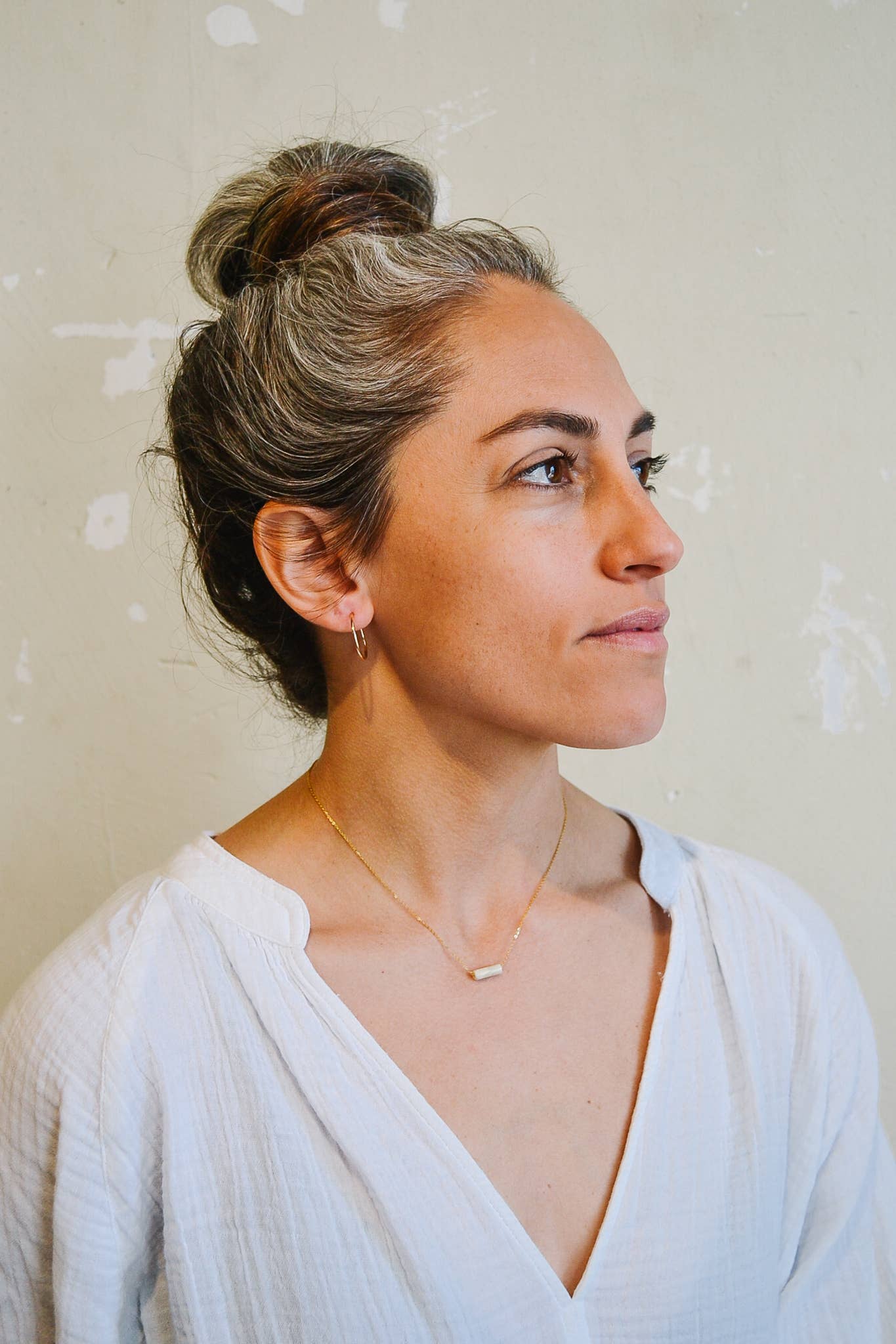 Riverstone Bead Necklace