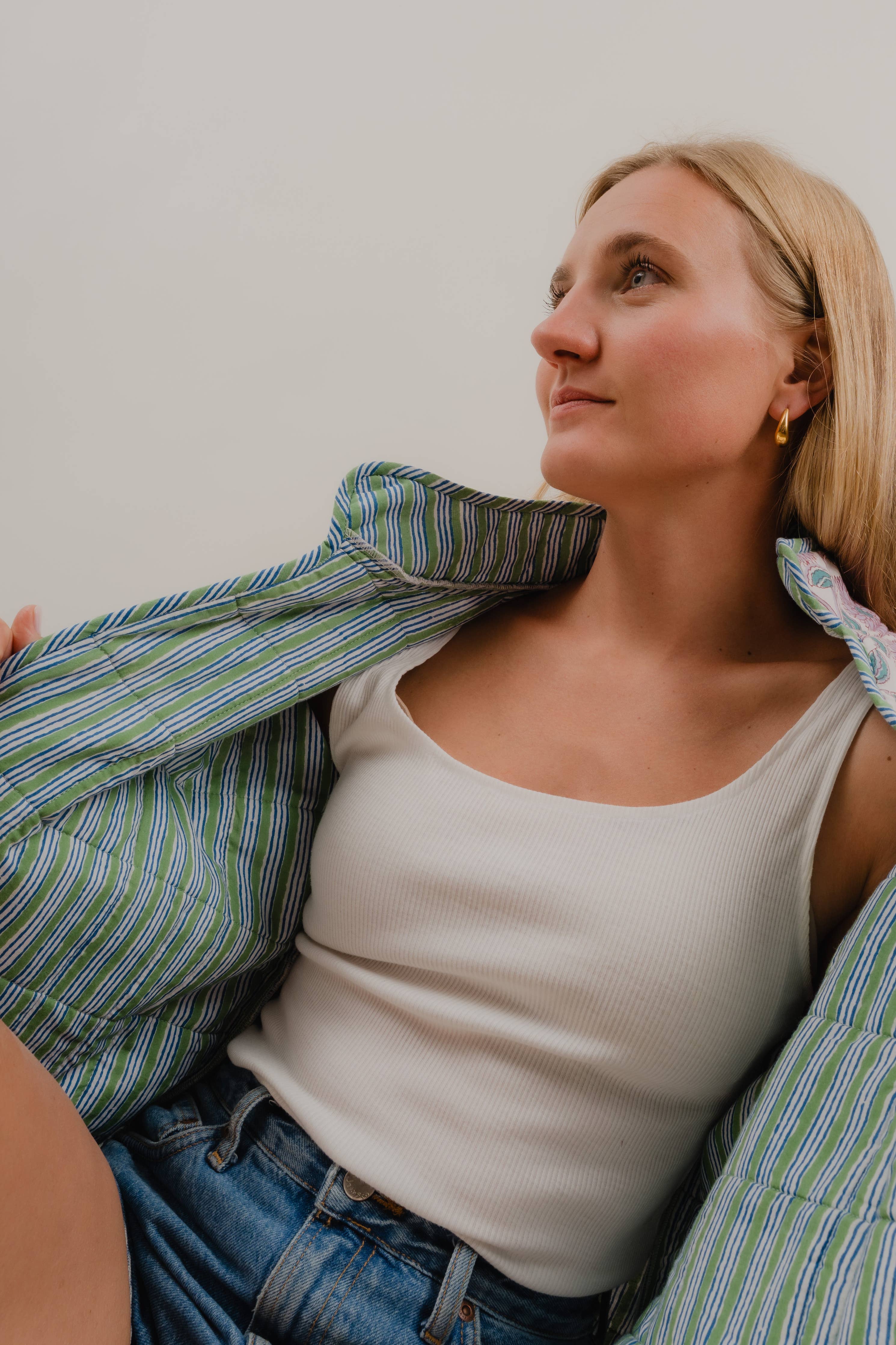 Fig Blossom Quilted Jacket