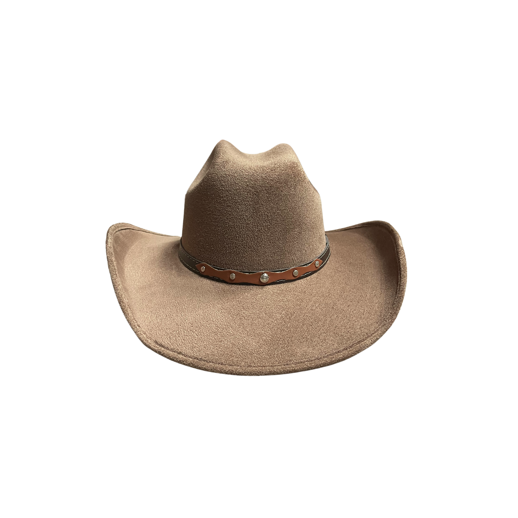 Vegan Suede Western Cowboy Hat