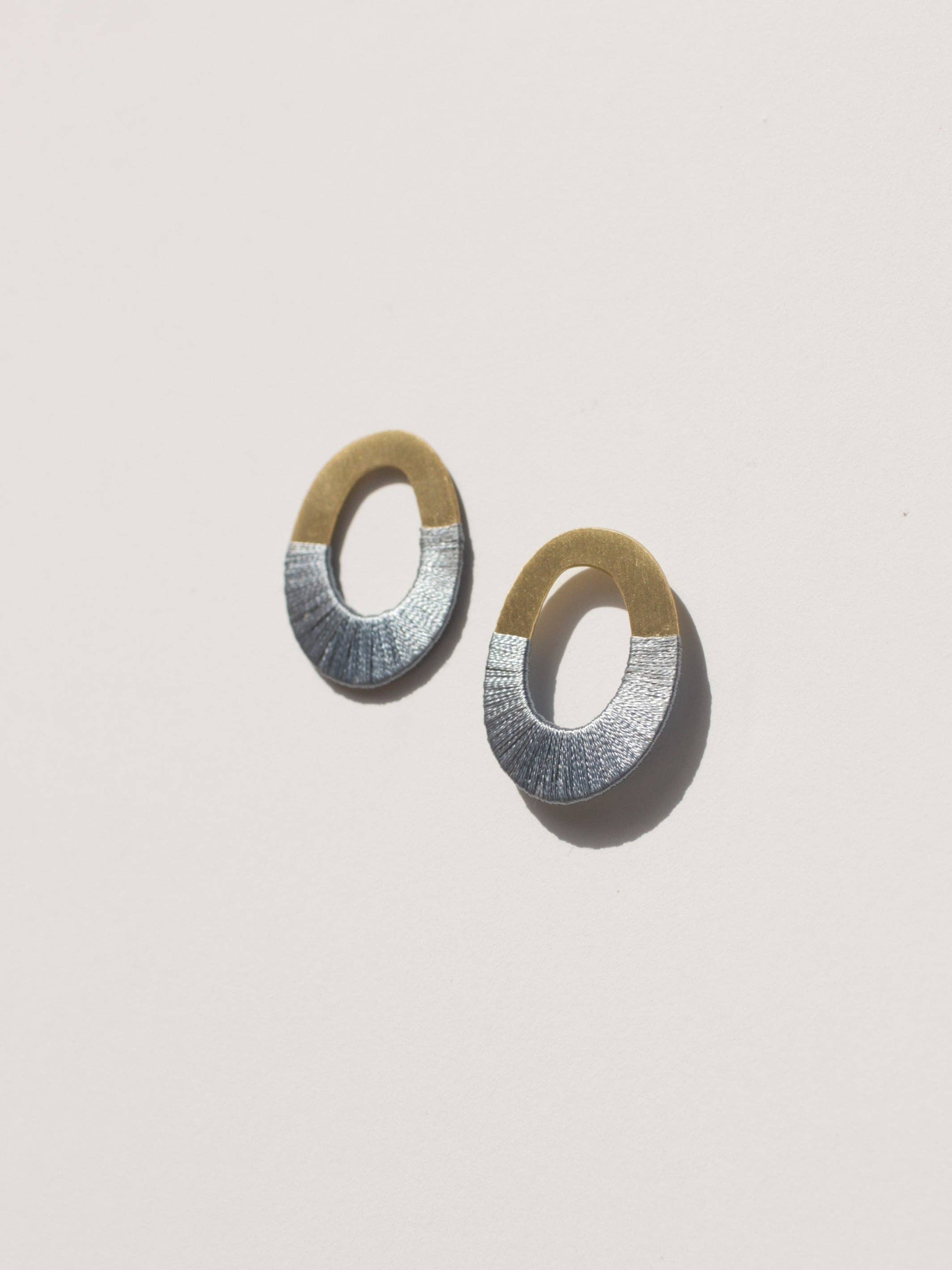Oblong Form Earrings