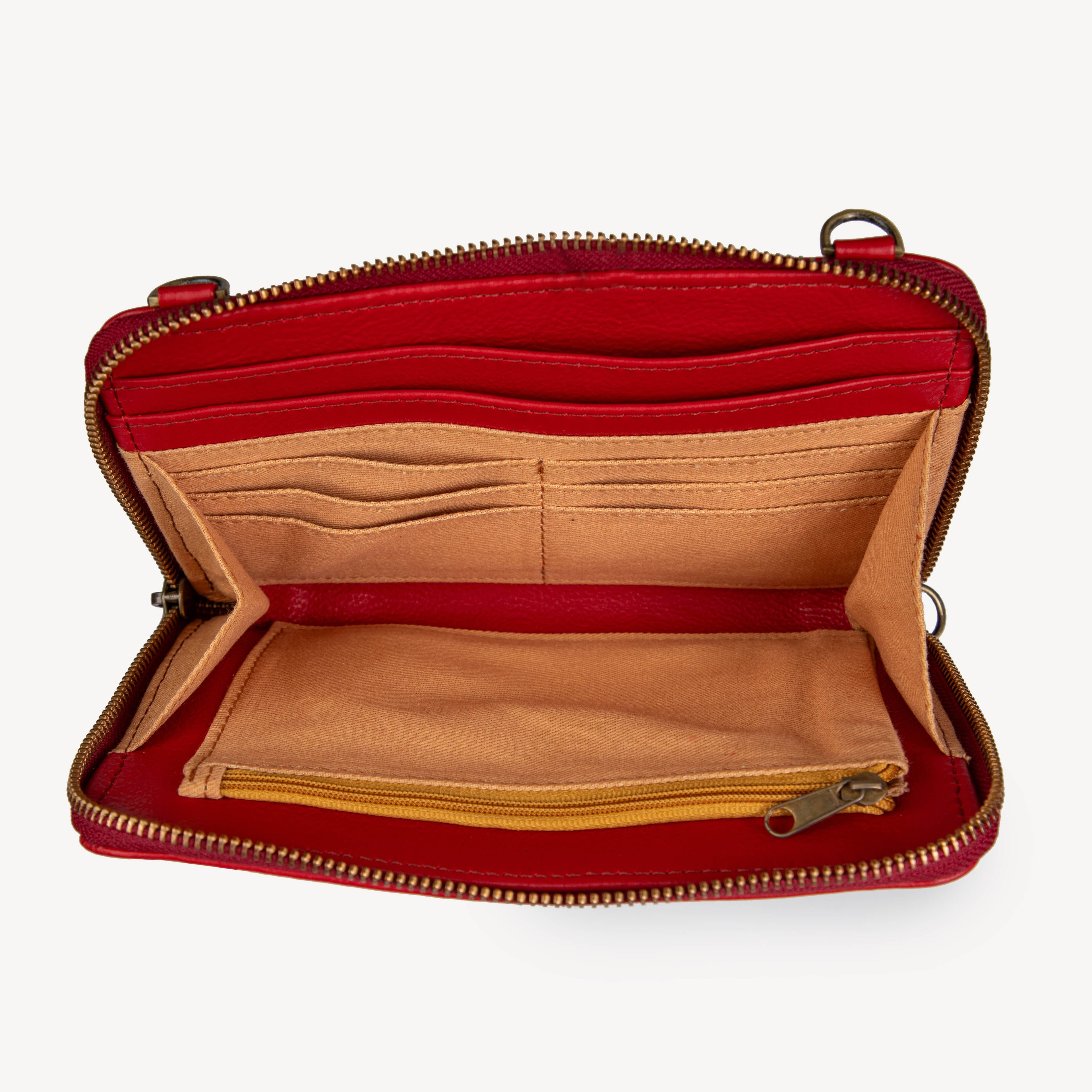 Crossbody Wallet - Tomato