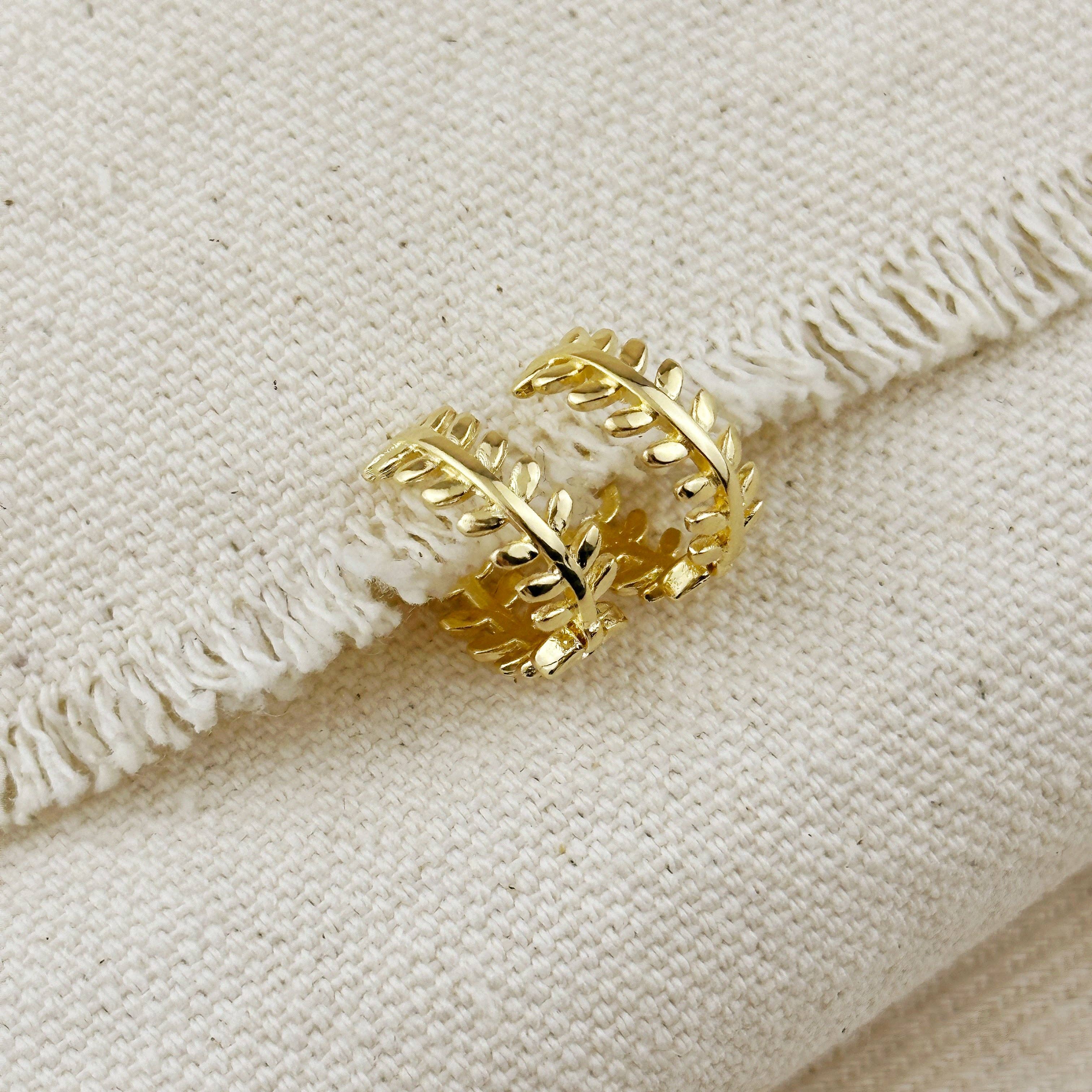 Leaf Clicker Earrings