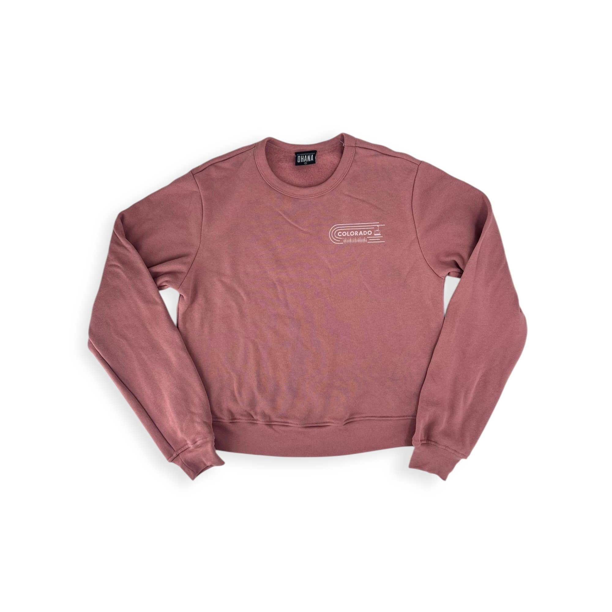 Vintage Colorado Women's Crewneck - Mauve