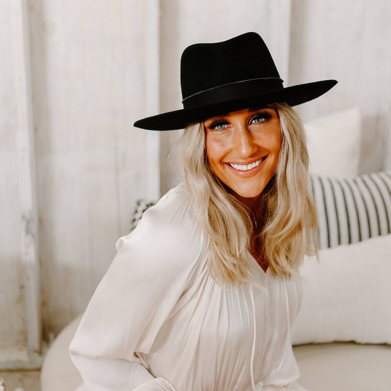 Wide Brim Australian Wool Felt - Style Jawa