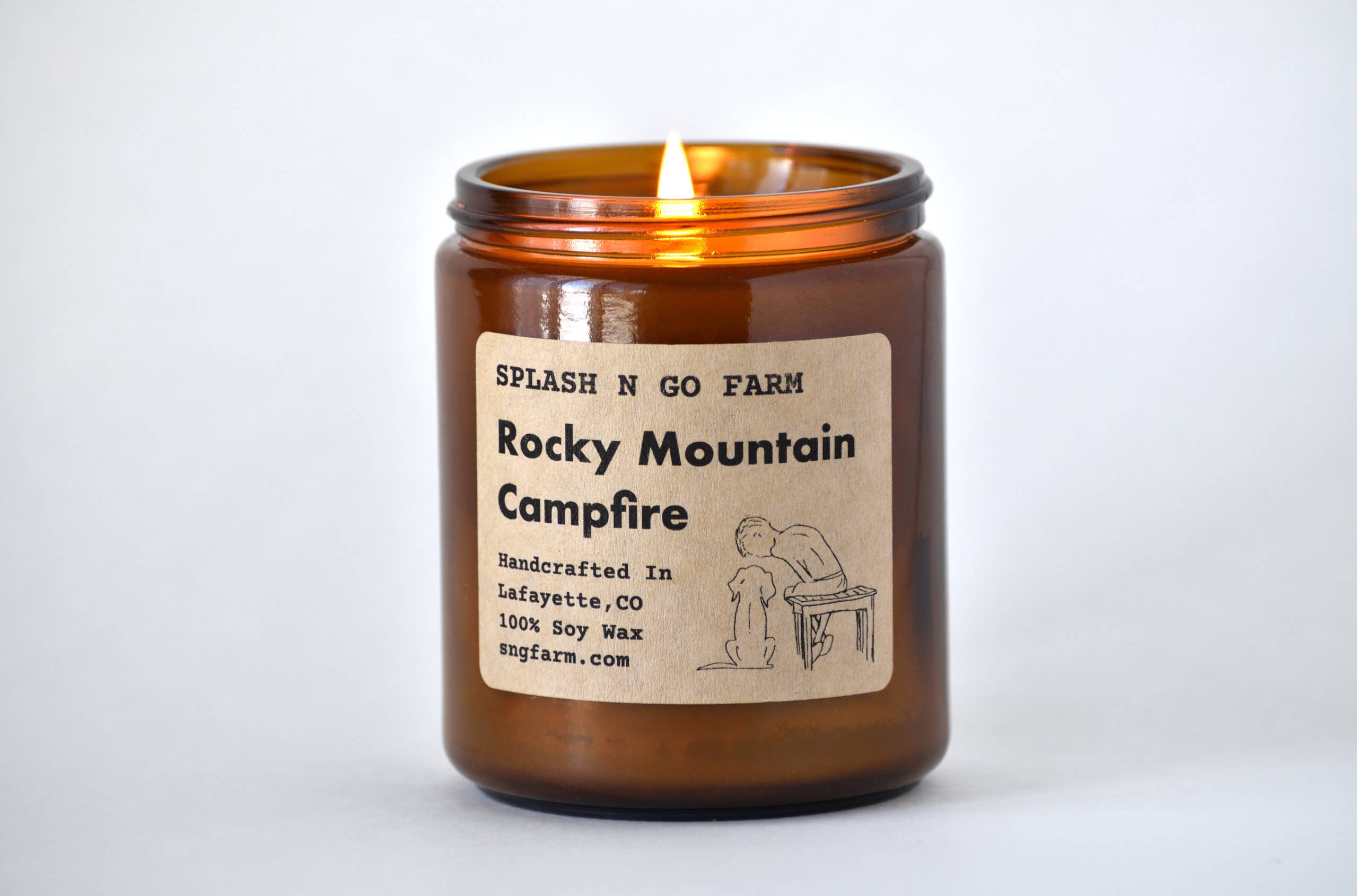 Rocky Mountain Campfire - 8 oz Soy Candle