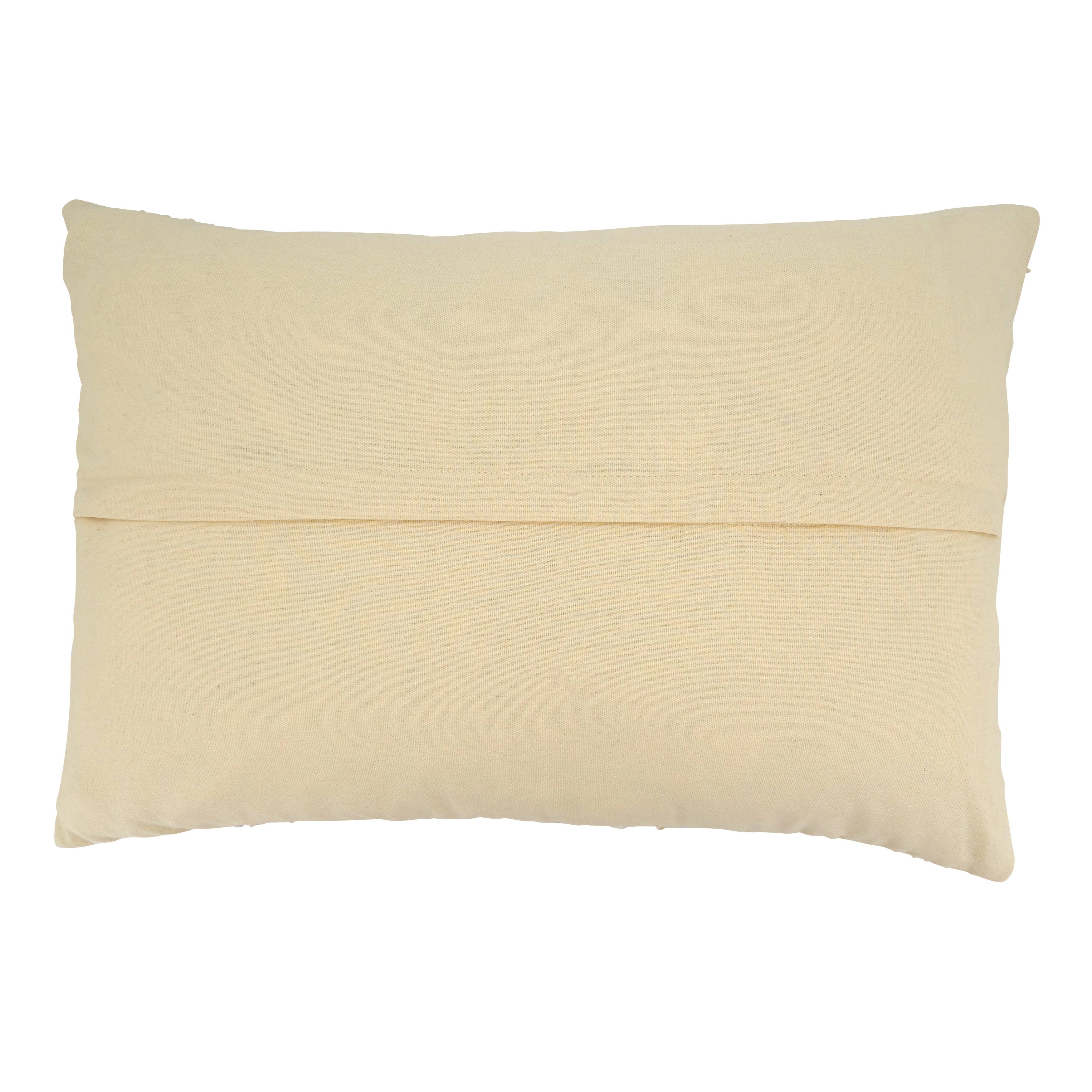 Throw Pillow With Tufted Design