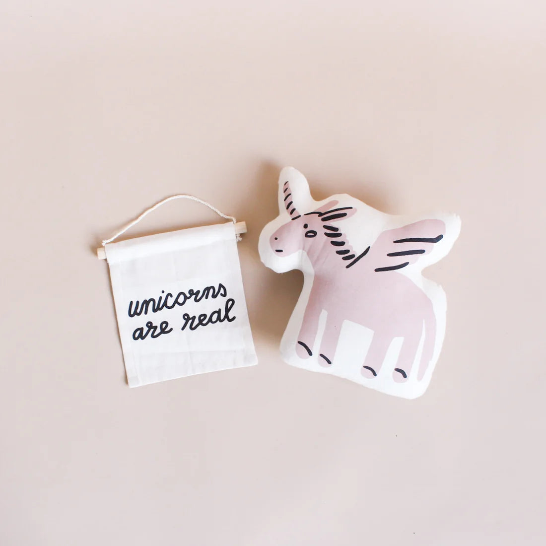 Unicorn Animal Canvas Pillow