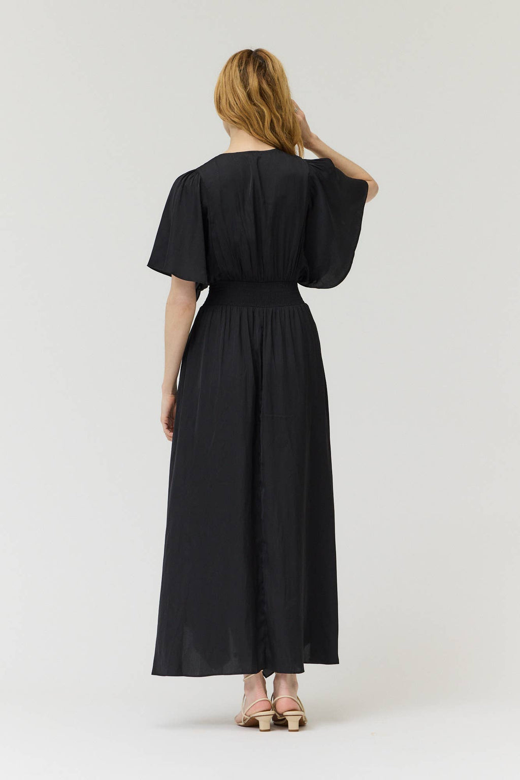 UNBALANCED SKIRT MAXI DRESS