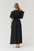 UNBALANCED SKIRT MAXI DRESS