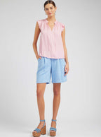 Margot Pleated Sleeve Blouse