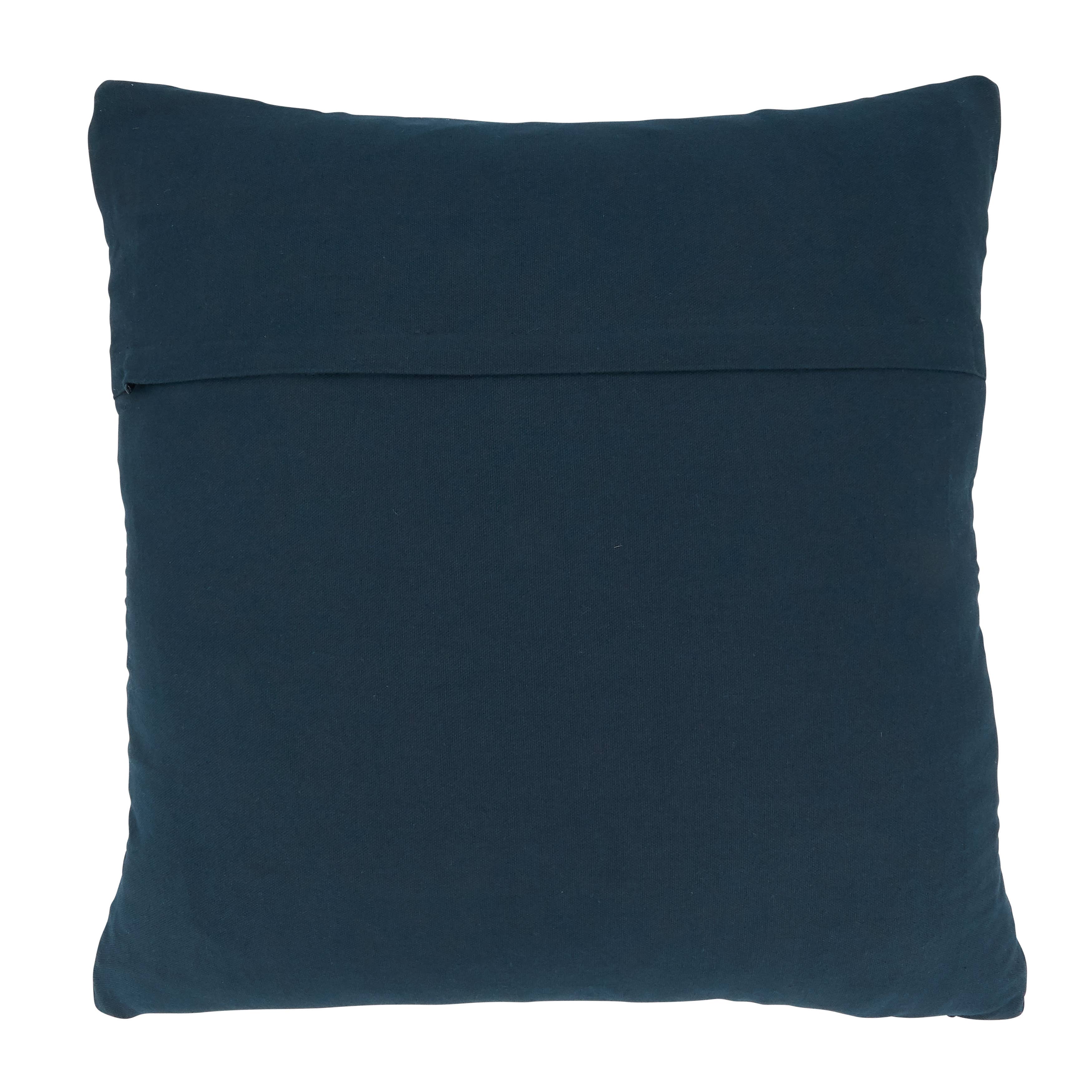 Geometric Glam Dashed Woven Throw Pillow