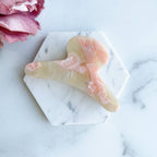 French Hair Claw in Creamsicle