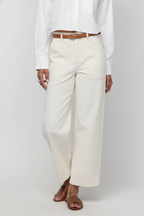 Sherman High Rise Relaxed Jean, Vanilla