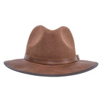 Wool Felt Leather Outdoor Fedora Style - Summit