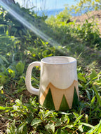 Evergreen Peaks - Handmade Ceramic Mountain Landscape Mug