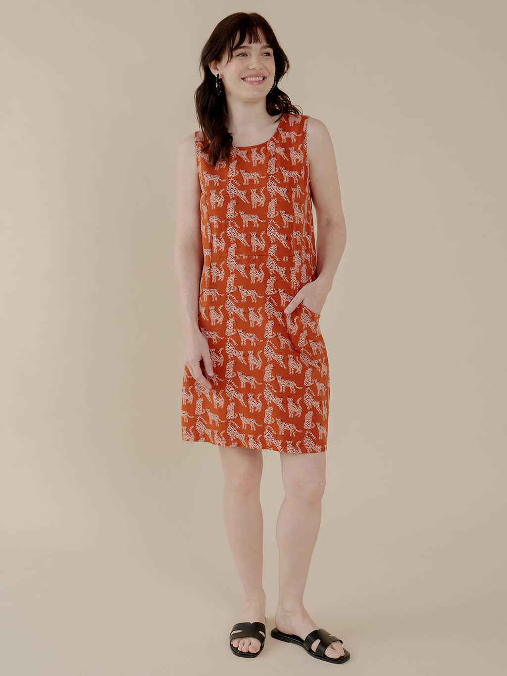 Evanston Leopard Sienna Dress