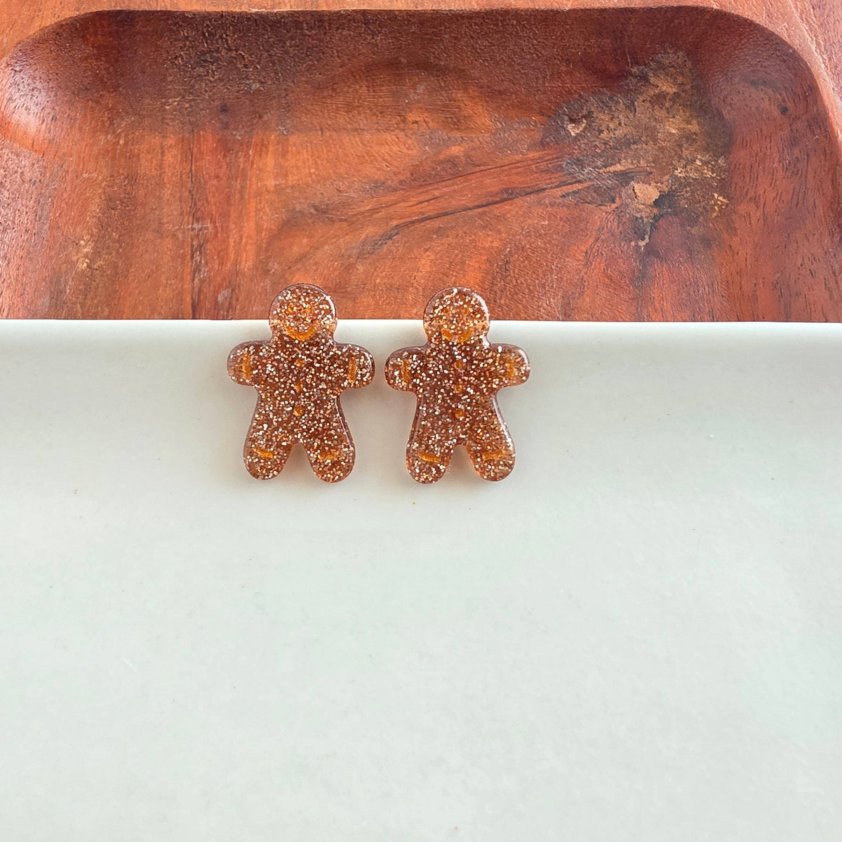 Gingerbread Man Studs