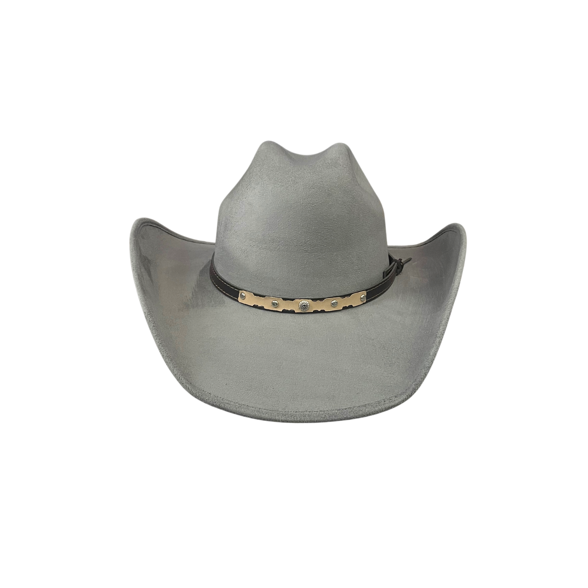 Vegan Suede Western Cowboy Hat