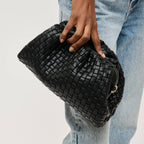 Tate Woven Frame Clutch