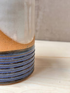 Handmade Ceramic Earth Lines Tumbler