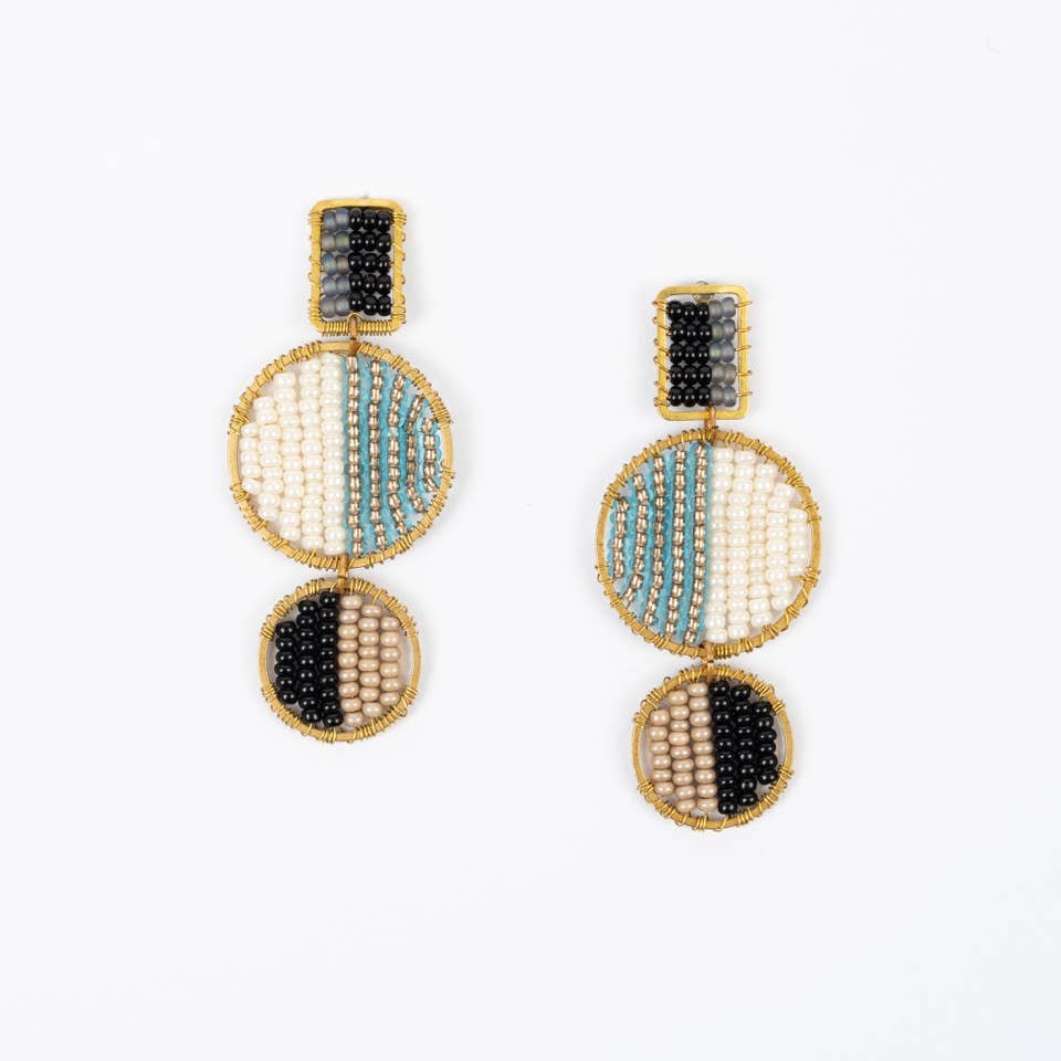 Mod Block Earrings