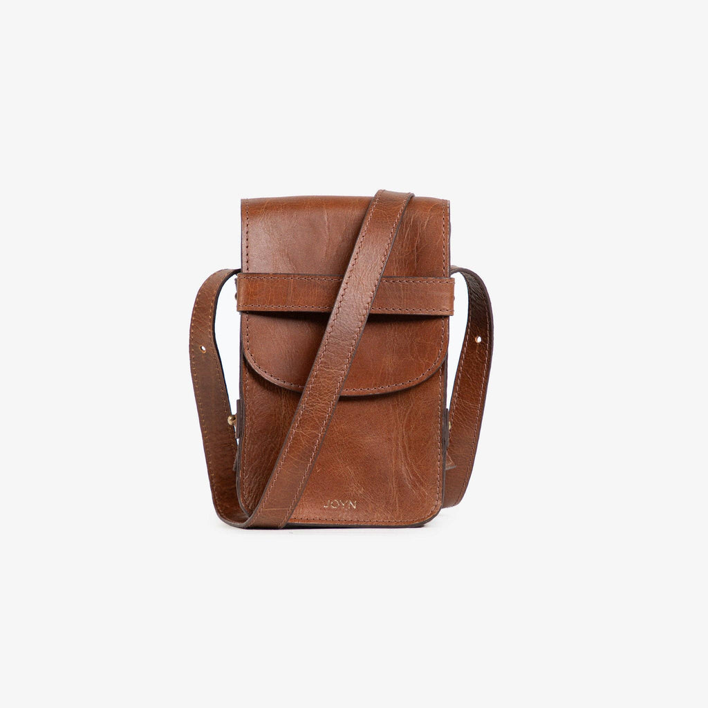 The Boxy Crossbody - Vintage Brown