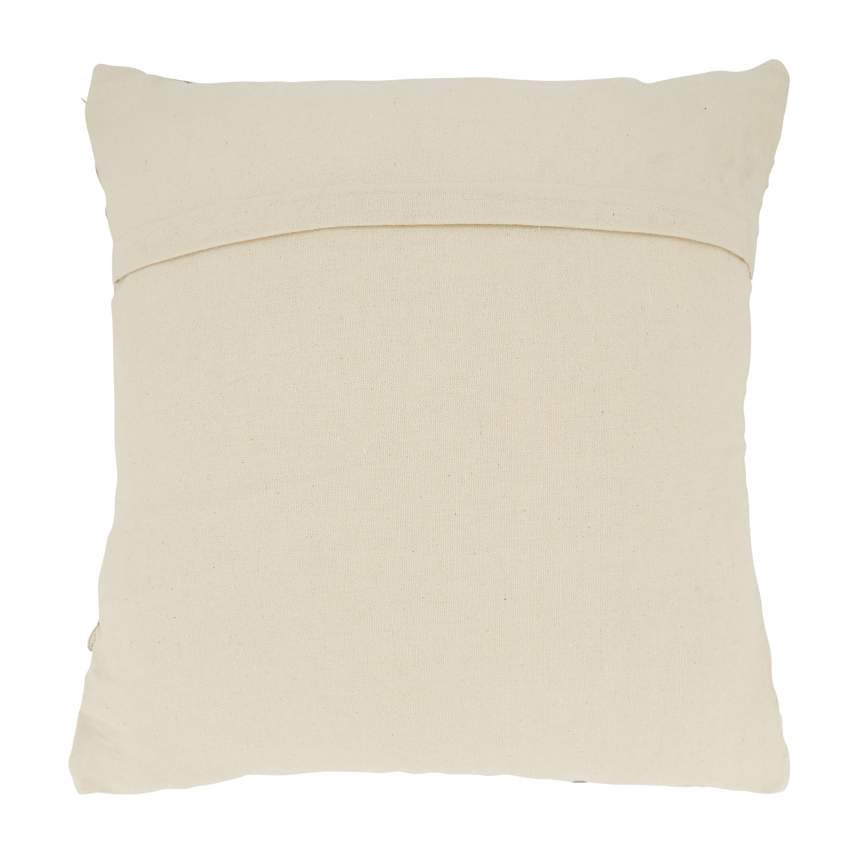 Geometric Glam Dashed Woven Throw Pillow