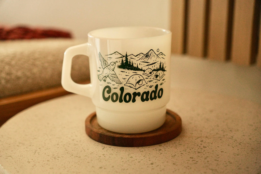 Colorado Milk Glass