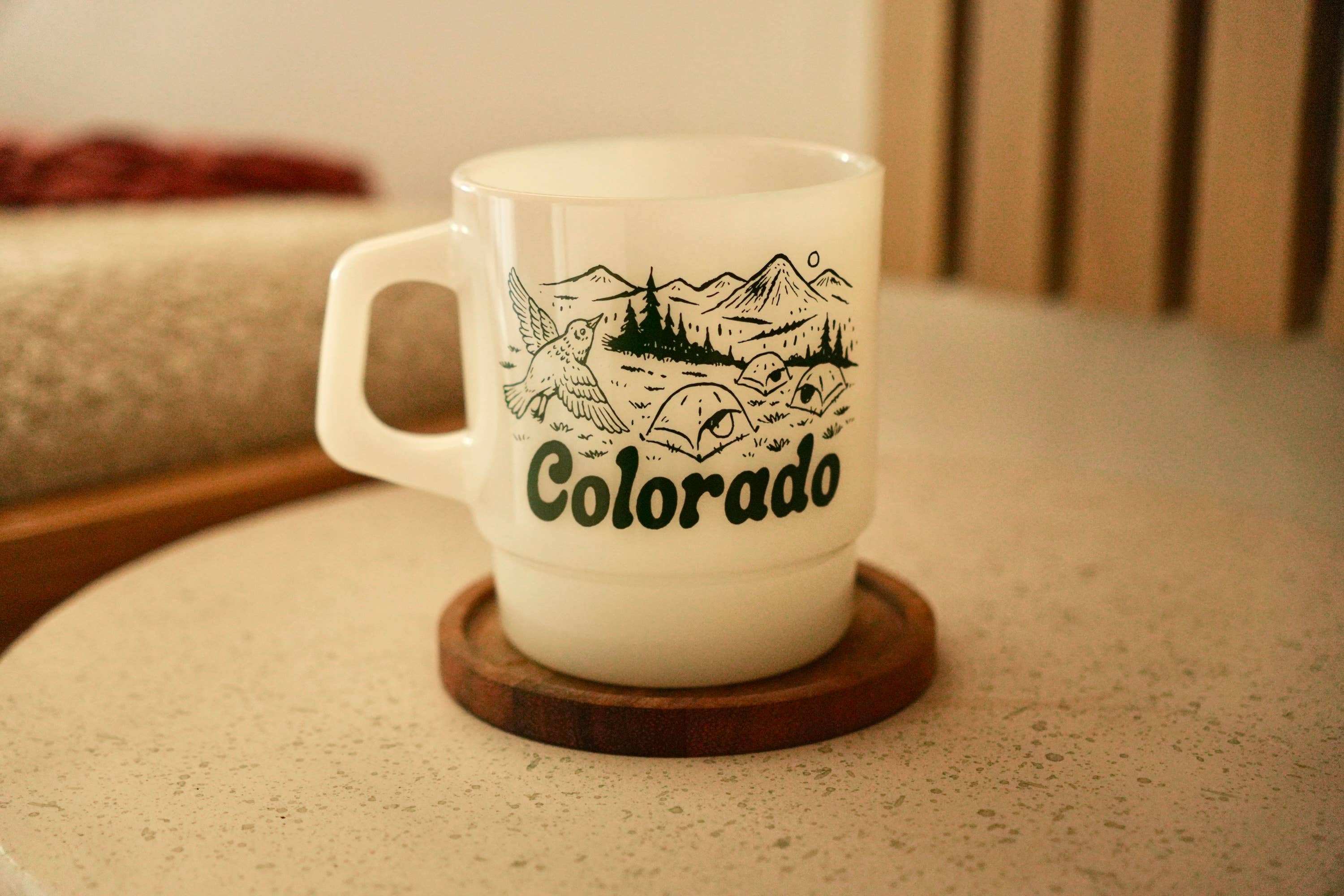 Colorado Milk Glass