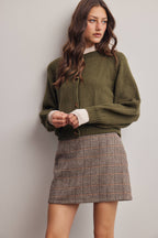 Classic Knit Button Front Cardigan