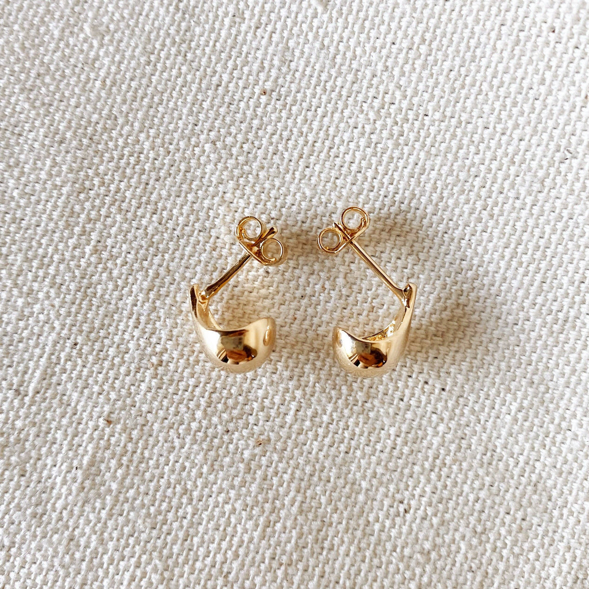 10mm Teardrop Stud Earrings