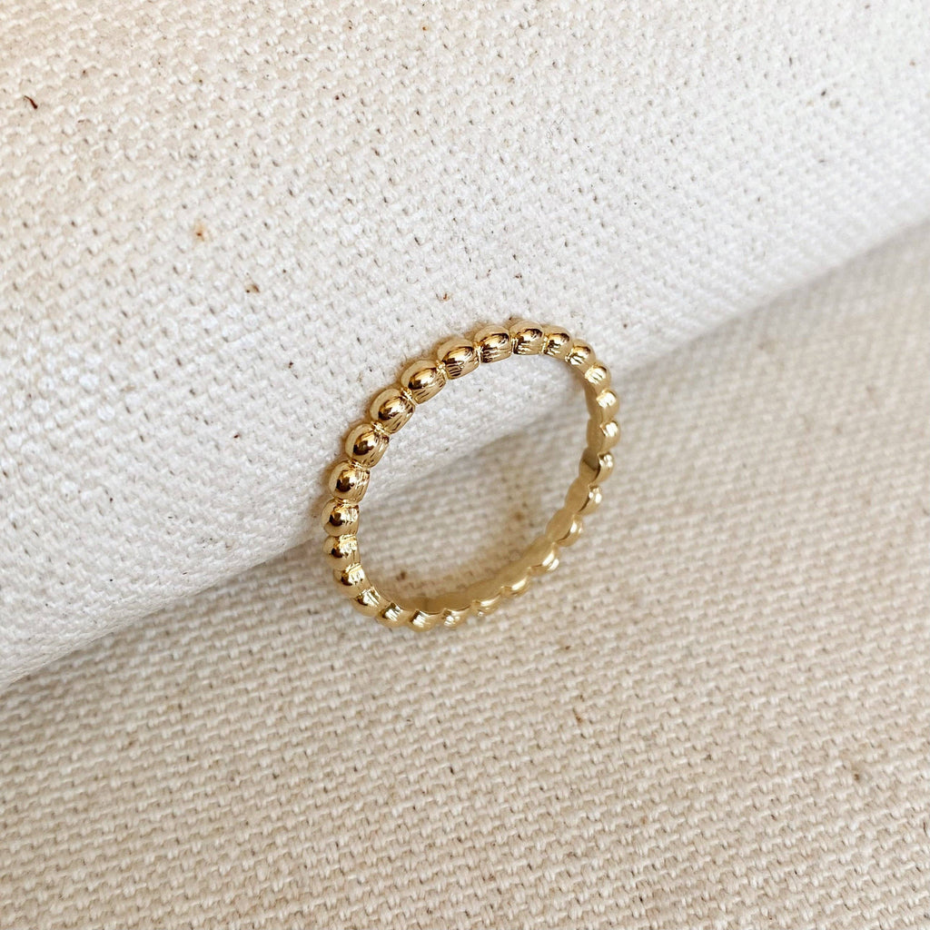 Beaded Band Ring