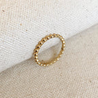 Beaded Band Ring