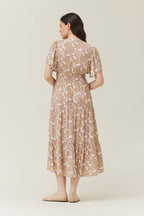 PRINTED MIDE DRESS