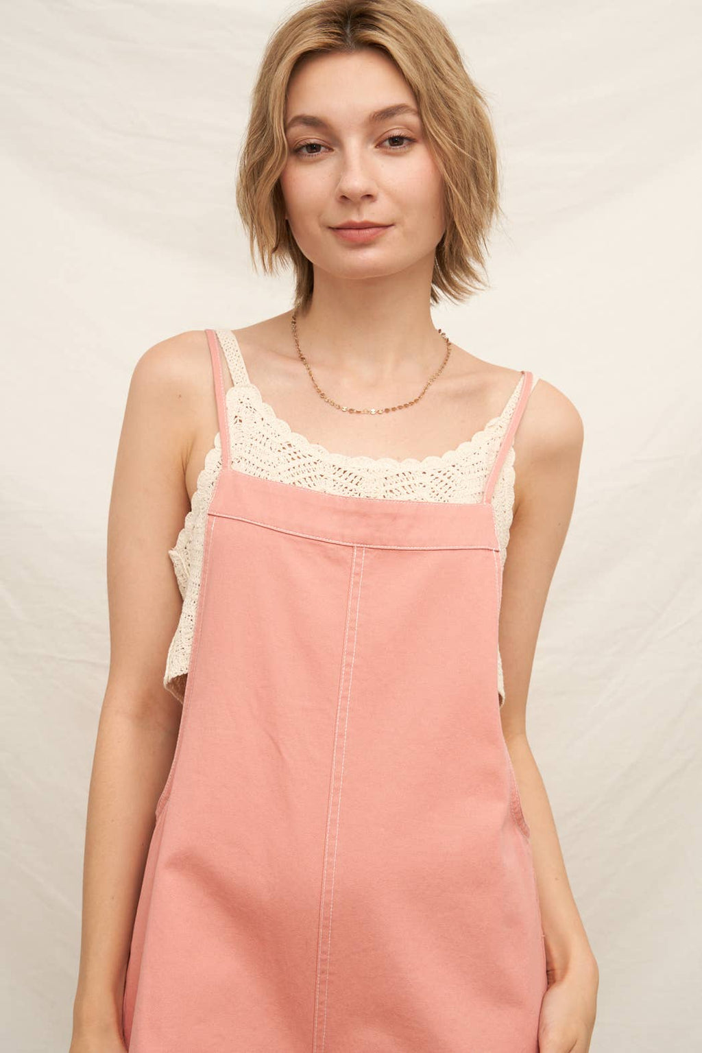 Spaghetti Strap Denim Jumpsuit