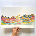 Mountain Art 10x16 print: Time Traveler