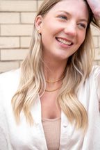 Small Luxe Gold Oriana Studs