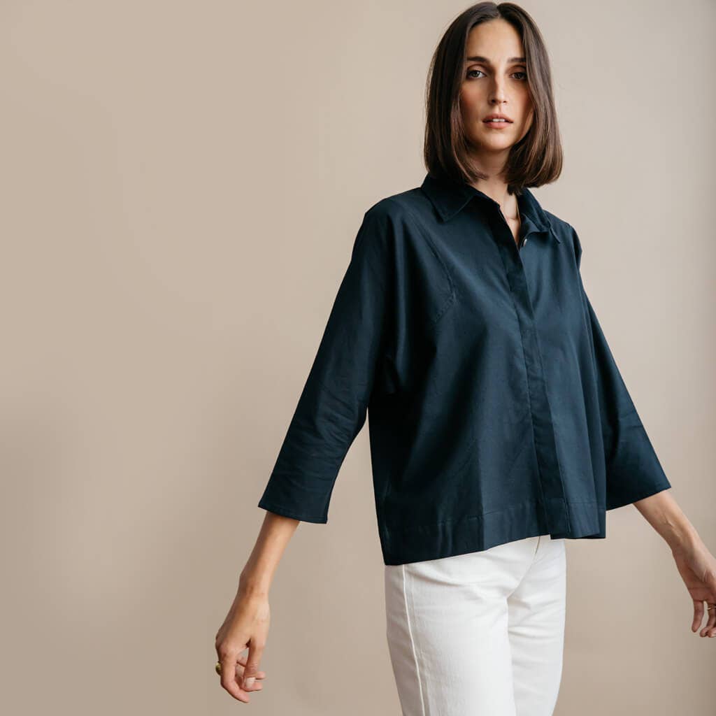 The Boxy Shirt | Black