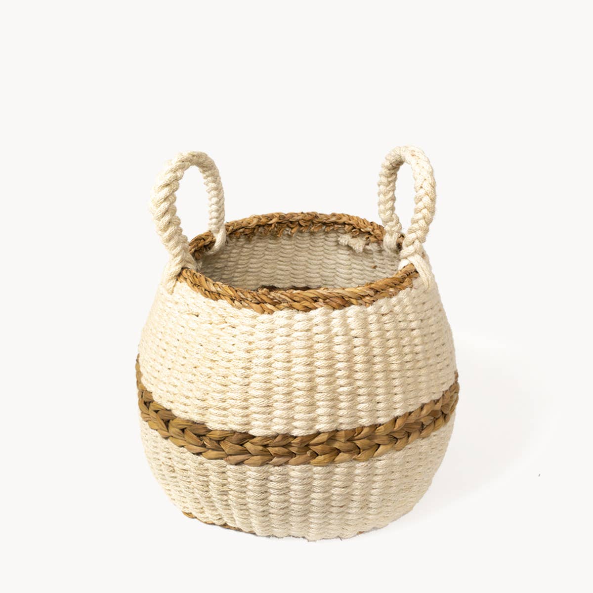 Handwoven Wicker Storage Basket • Ula Blanco Basket
