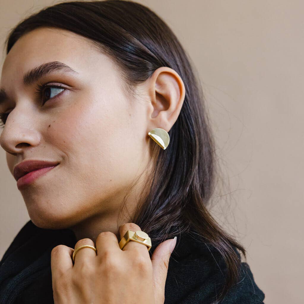 Enfold Stud Earrings