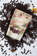 100% Honey Sweetened Espresso Honey Caramels (12 Units)