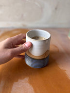 Handmade Ceramic Earth Lines Tumbler