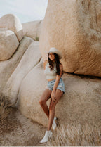 Vegan Suede Western Cowboy Hat